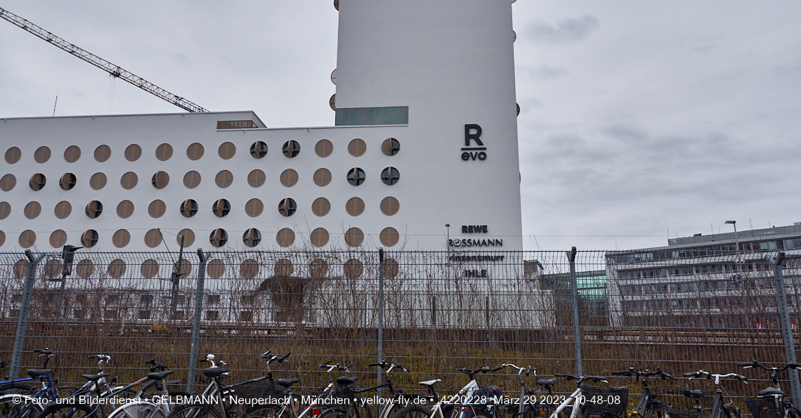 29.03.2023 - Baustelle REVO und Umgebung in Neuperlach